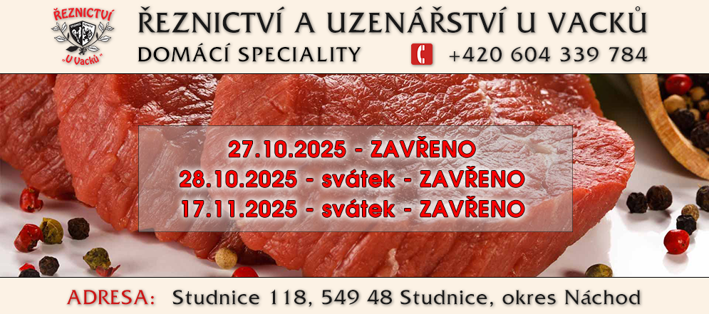 řeznictví u vacků
